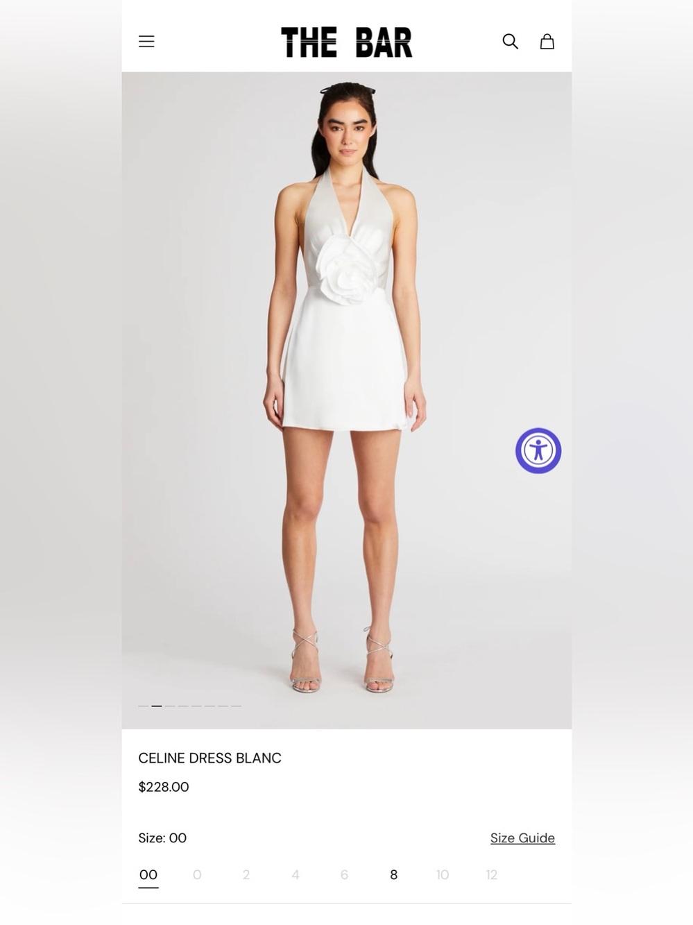 The Bar Celine Rosette Dress size 2